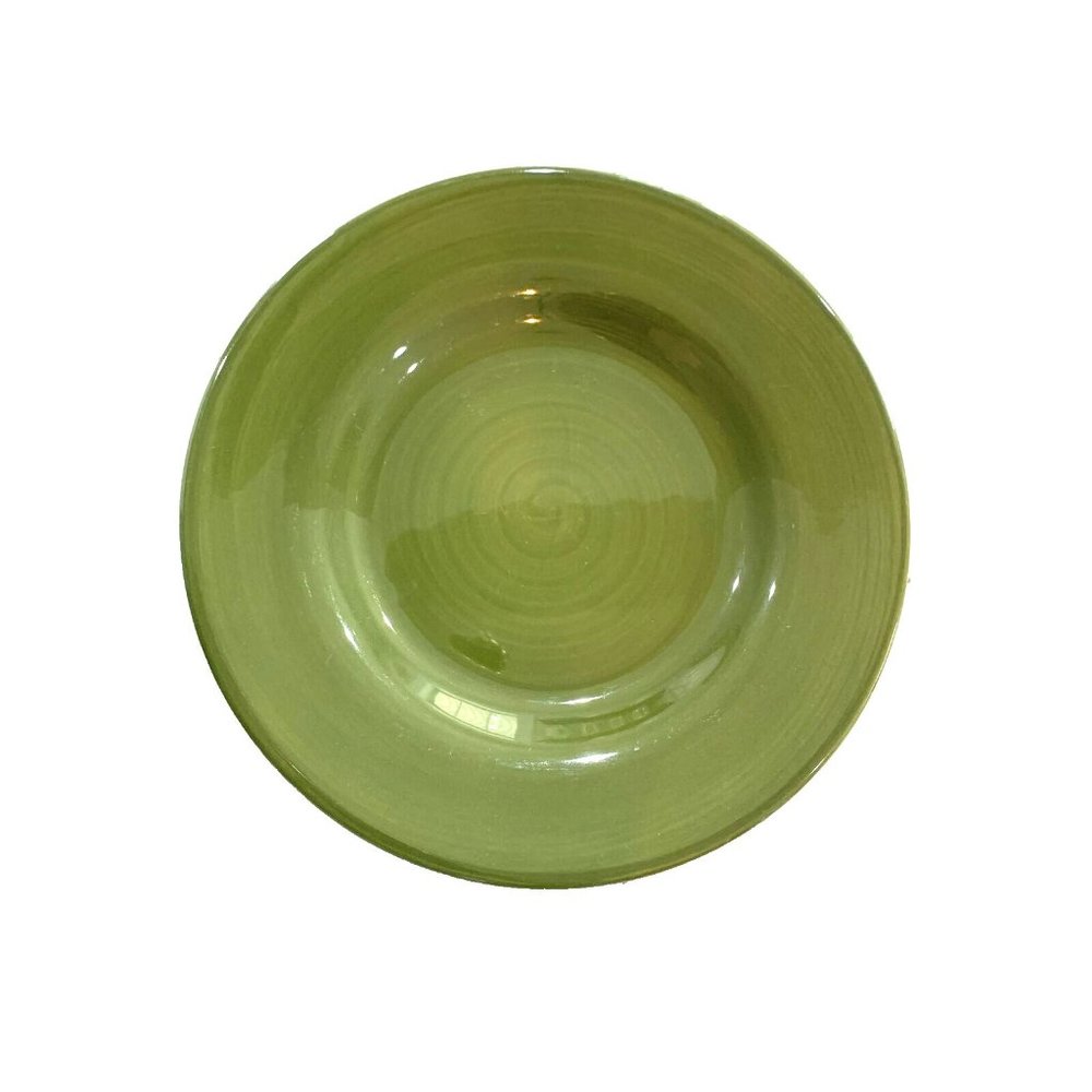 (1) Corsica Homes Hand Painted ~ 8 3/4" Salad Dessert Plate~ Green